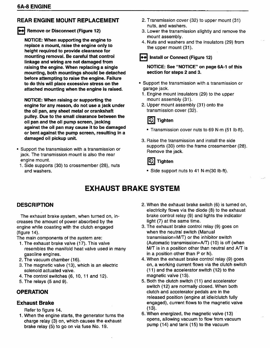 1993 GMC W4 / Isuzu NPR 4BD2-T Diesel Engine Repair Manual preview img 9