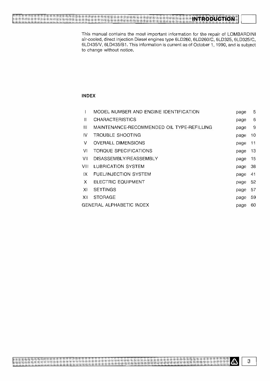 Lombardini 6LD260 to 6LD435 All Model Engine Workshop Service Repair Manual preview img 2