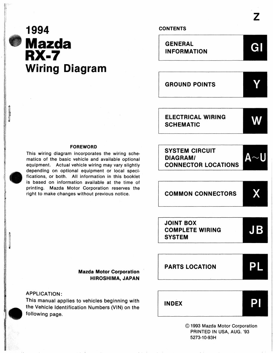 1994 Mazda Rx7 Wiring Diagram preview img 3