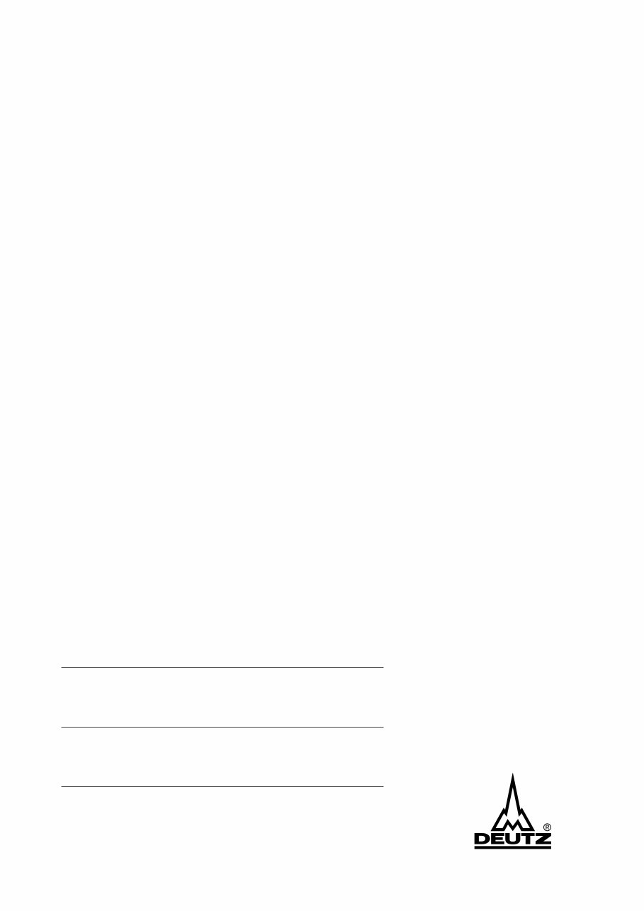 Deutz F4M 2011 Engine Service & Repair Manual preview img 1