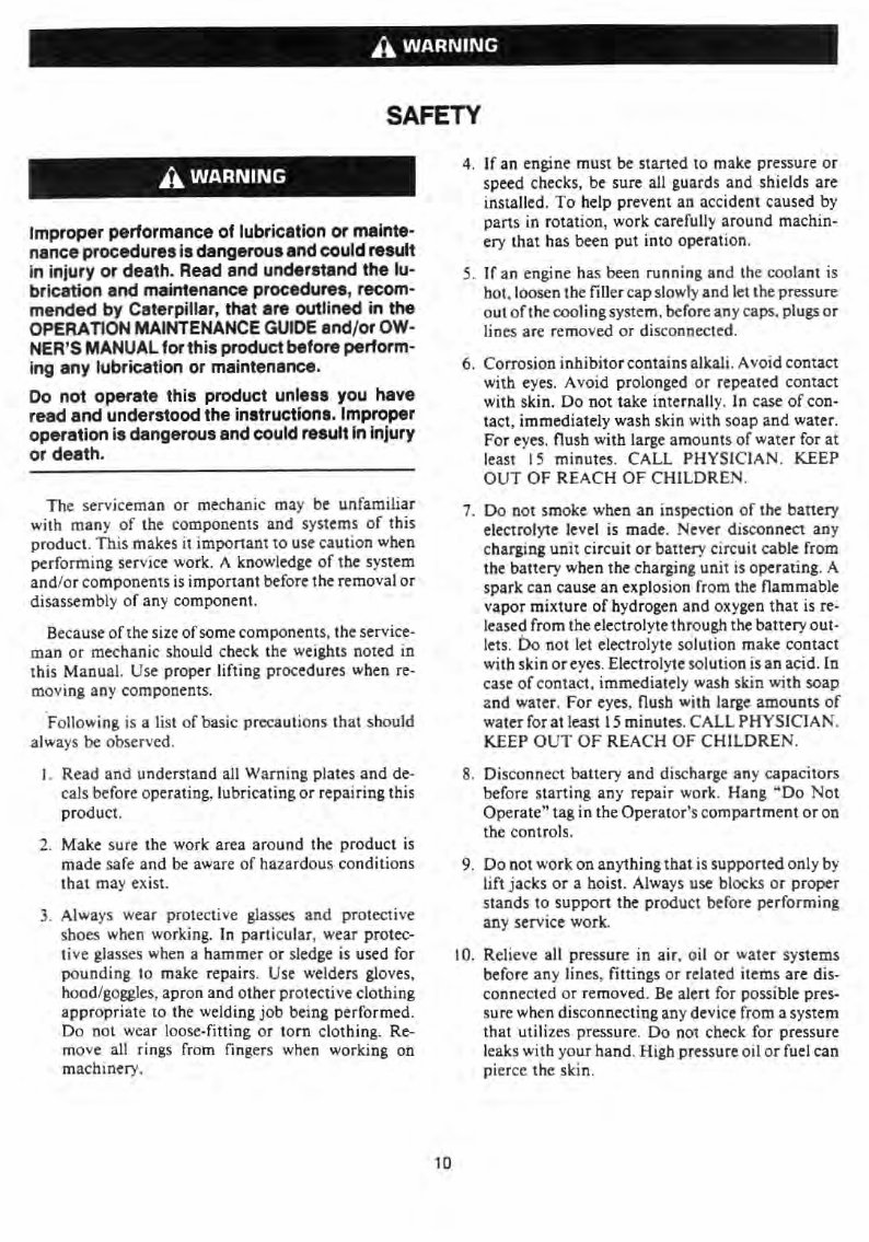 Caterpillar (CAT) 3208 Diesel Engine Service & Repair Manual preview img 10