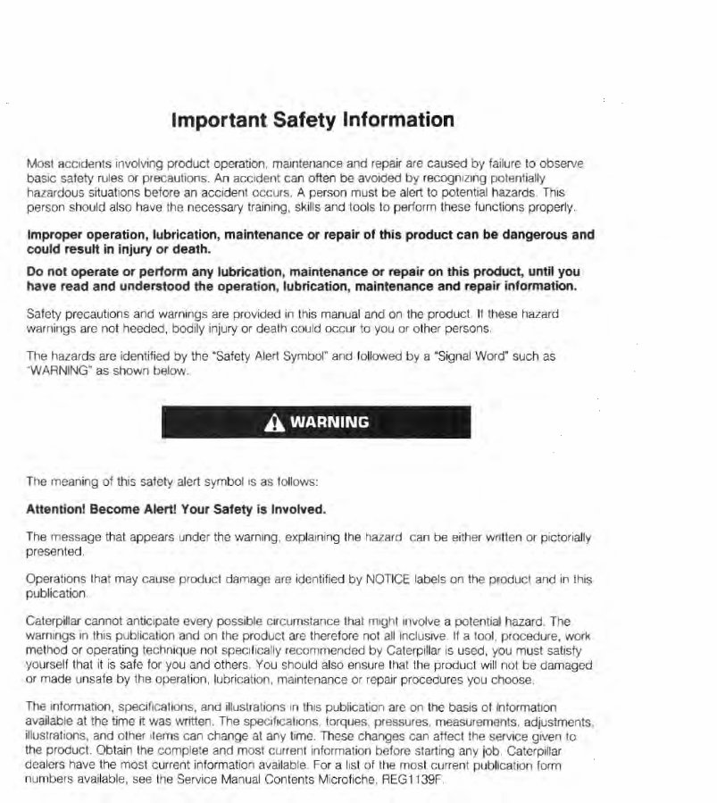 Caterpillar (CAT) 3208 Diesel Engine Service & Repair Manual preview img 9