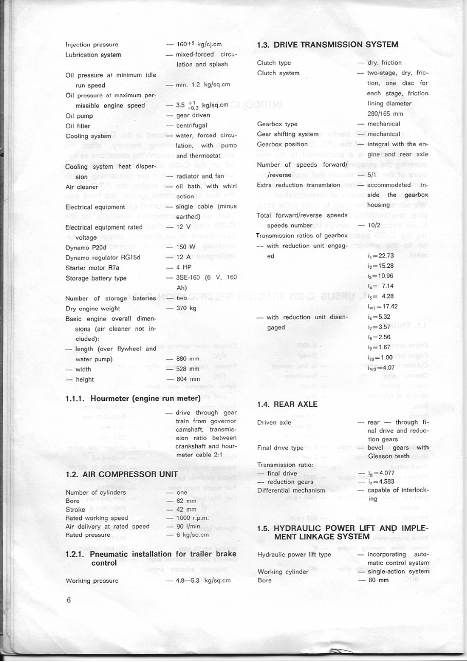 Ursus C-355 C355 Tractor Workshop Service Manual Repair preview img 6