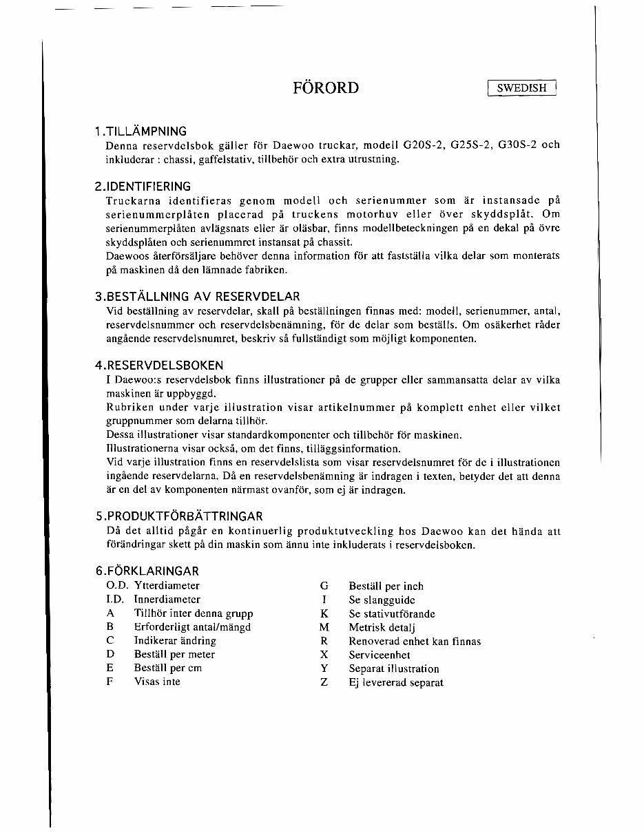 Daewoo Fork Lifts Parts Manual G20 G25 G30S preview img 10