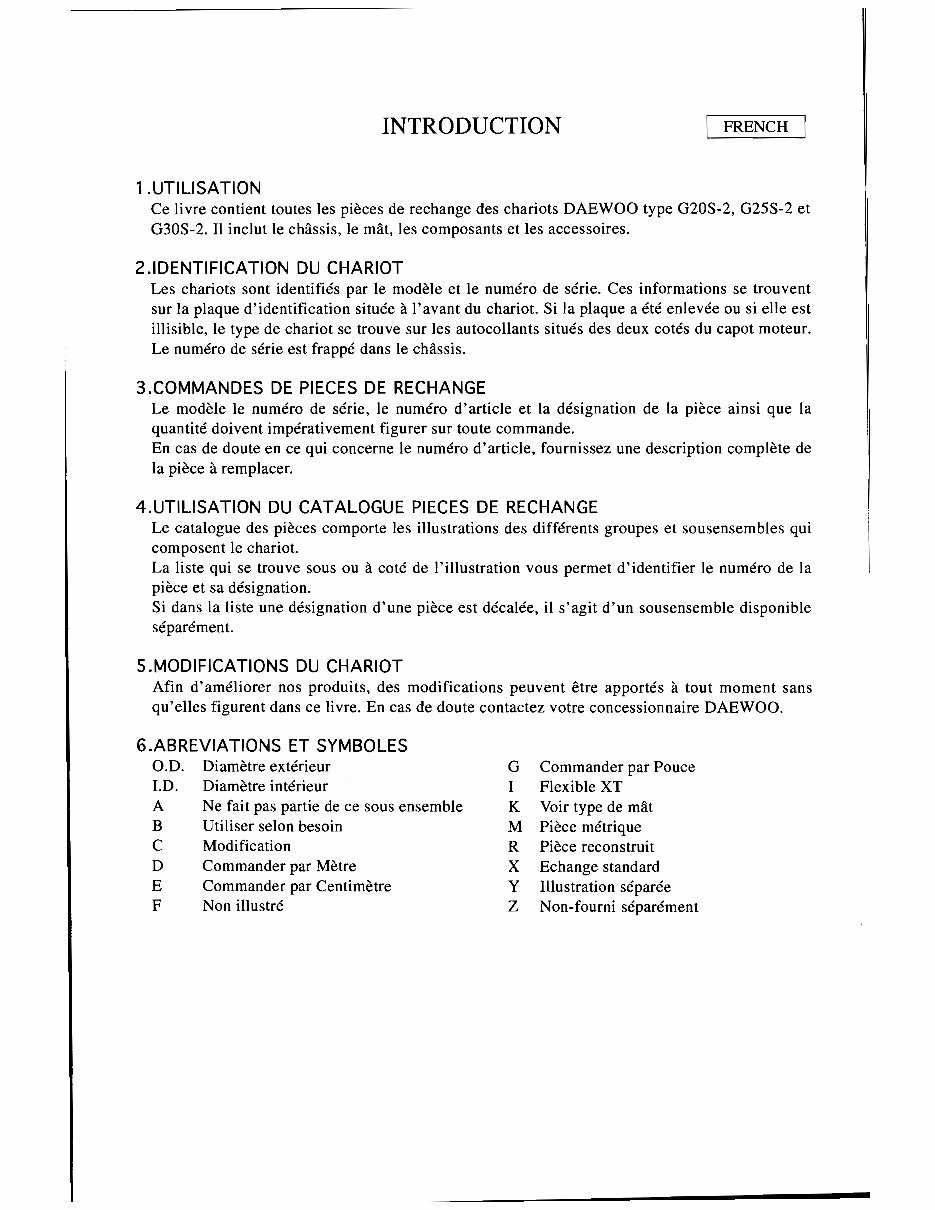 Daewoo Fork Lifts Parts Manual G20 G25 G30S preview img 4