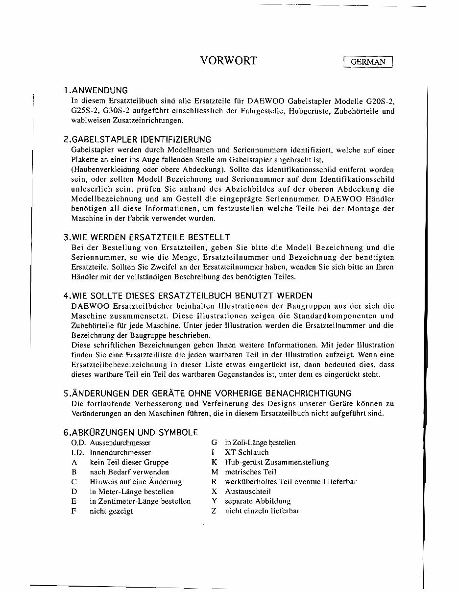 Daewoo Fork Lifts Parts Manual G20 G25 G30S preview img 5