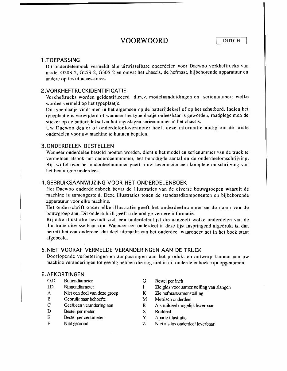 Daewoo Fork Lifts Parts Manual G20 G25 G30S preview img 8