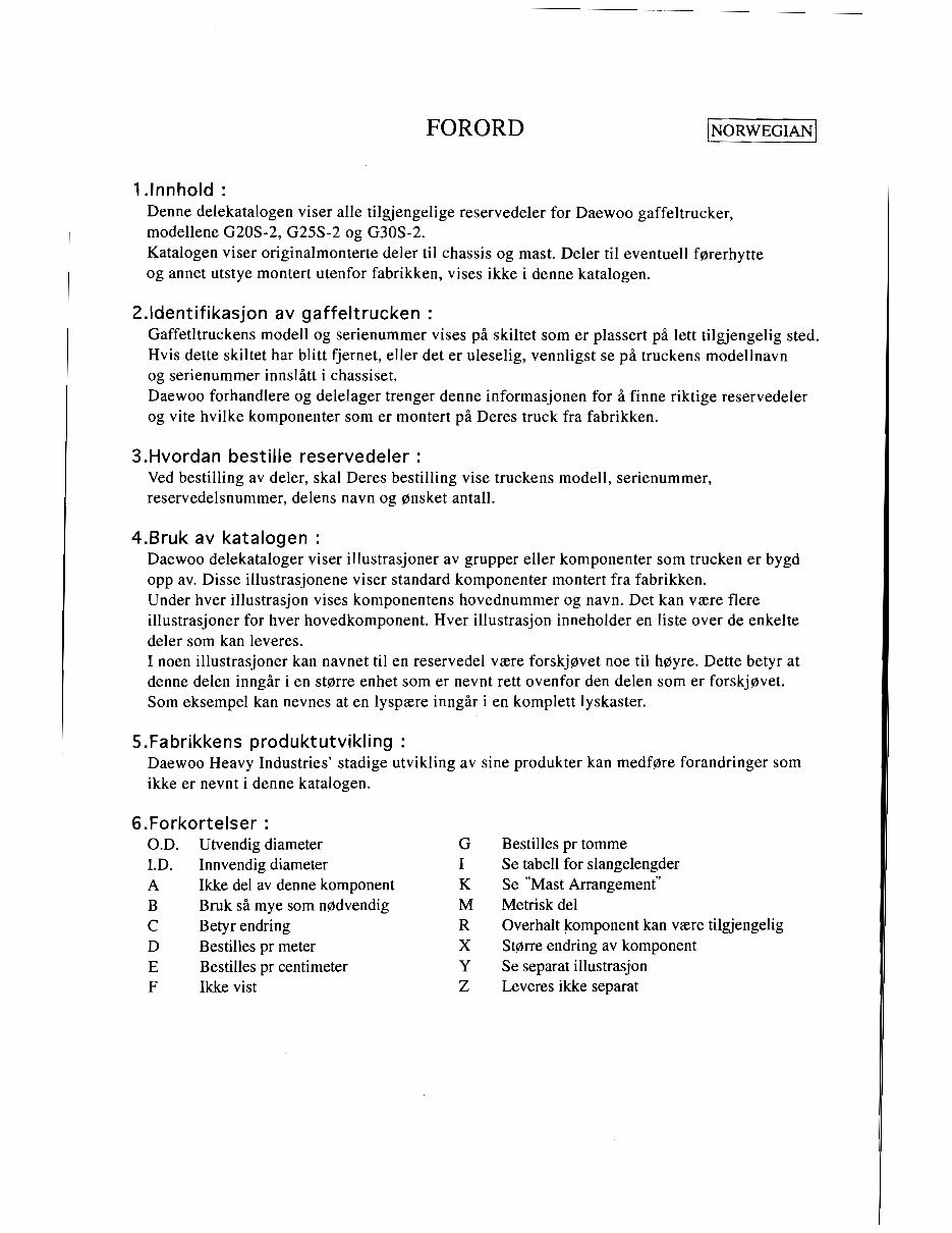 Daewoo Fork Lifts Parts Manual G20 G25 G30S preview img 9