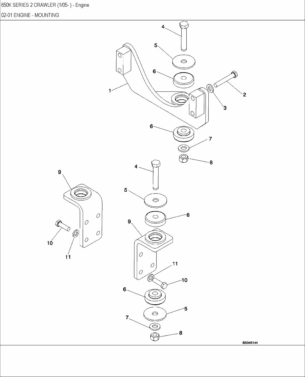CASE 650K Series 2 BULLDOZER DOZER Parts Catalog Manual preview img 2