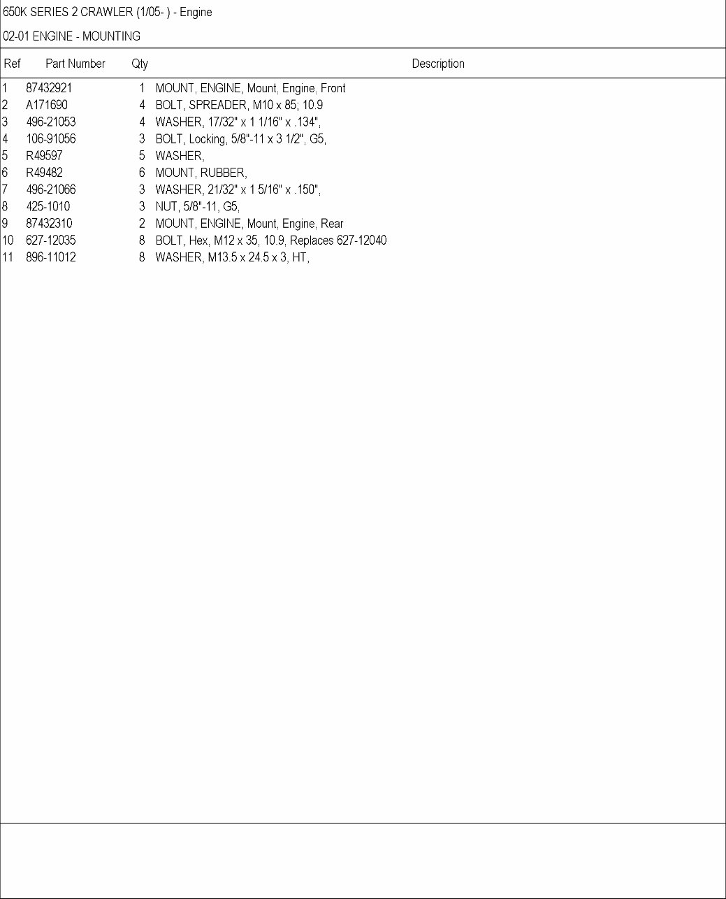 CASE 650K Series 2 BULLDOZER DOZER Parts Catalog Manual preview img 3