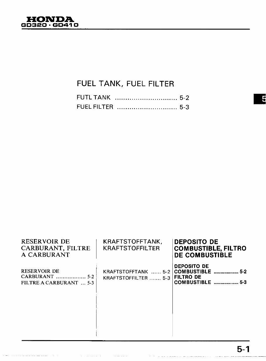 HONDA GD320 HORIZONTAL SHAFT Engine Repair Manual preview img 9