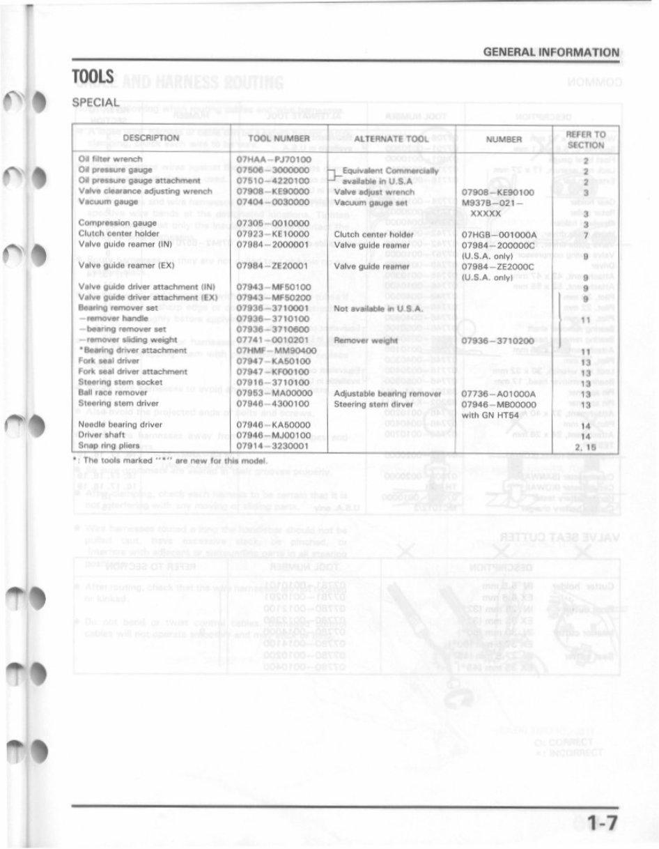 Honda 600 Transalp Service Manual preview img 8