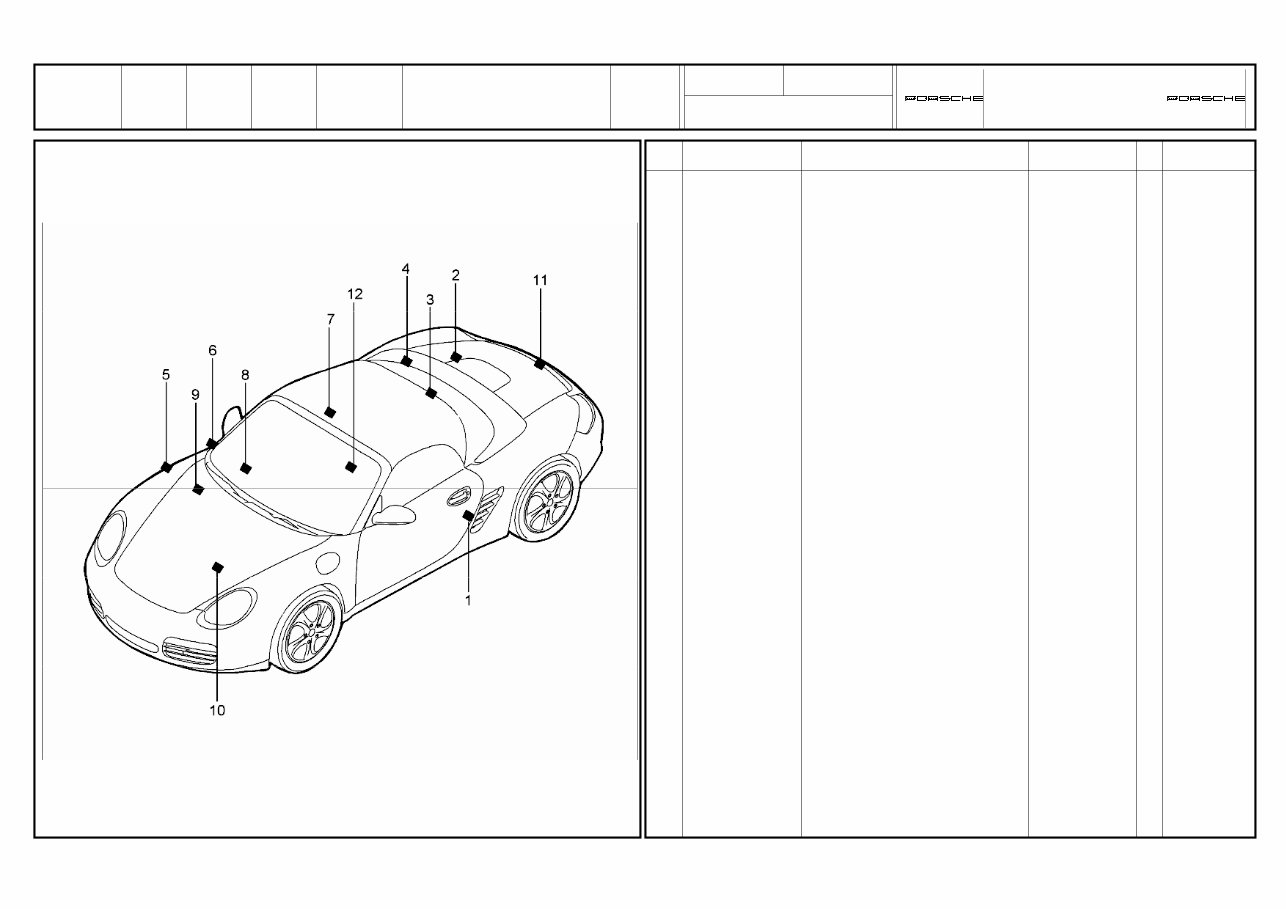 2009-2012 Porsche 987 2 Boxster Parts Catalog preview img 2