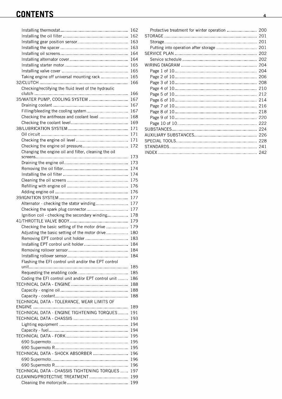 2008 KTM 690 Supermoto, 690 Supermoto R Workshop Service Repair Manual preview img 6