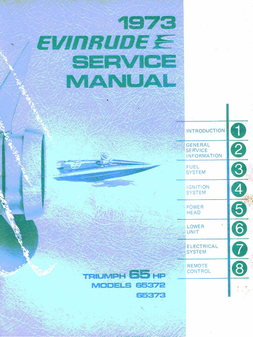 1973 Evinrude Johnson 85 HP Service & Repair Manual | eManualOnline