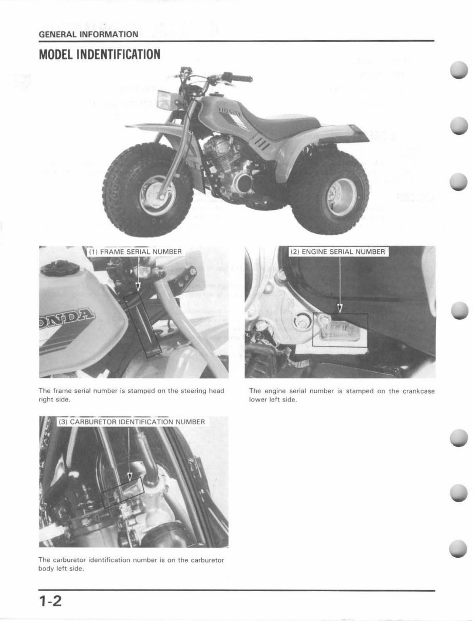 Honda Atc 125m Service Repair Manual 1986-1987 preview img 5