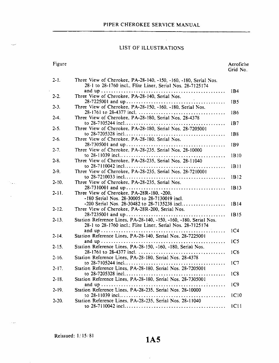 Piper Cherokee PA-24 Aircrafts OEM Service & Repair Manual preview img 5