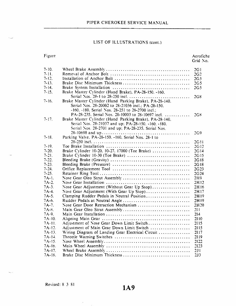 Piper Cherokee PA-24 Aircrafts OEM Service & Repair Manual preview img 9
