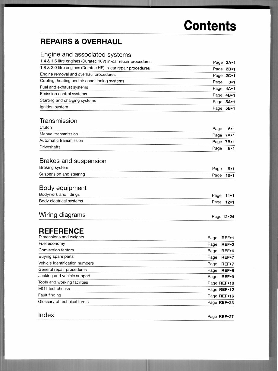 2005-2009 Ford Focus UK Service & Repair Manual preview img 3