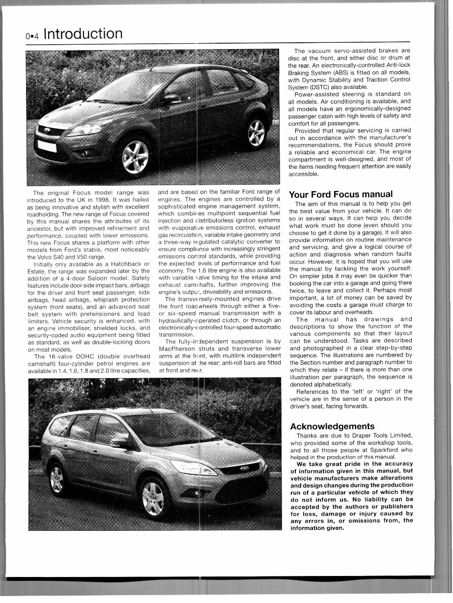 2005-2009 Ford Focus UK Service & Repair Manual preview img 4