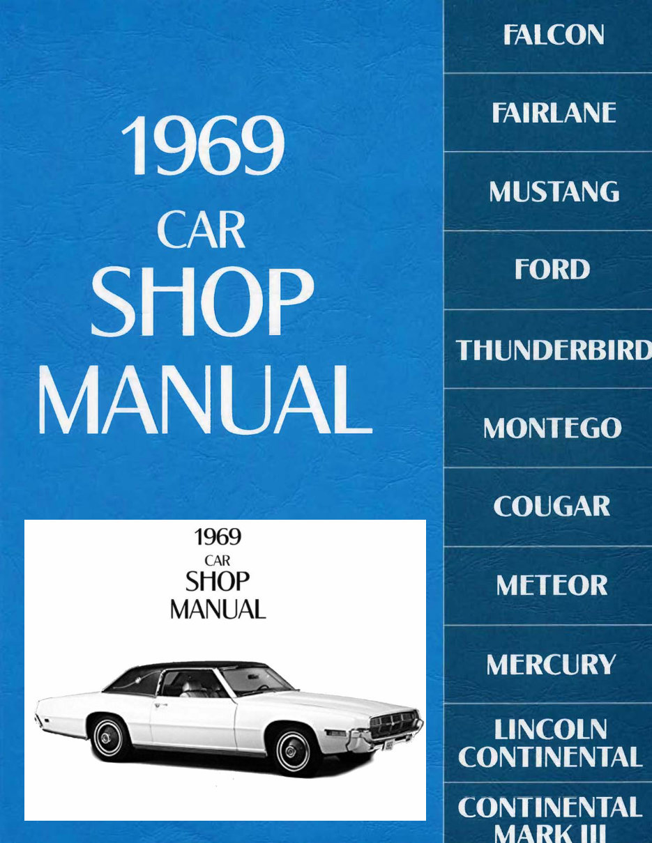 1967-1969 Ford Thunderbird Service & Repair Manual preview img 1