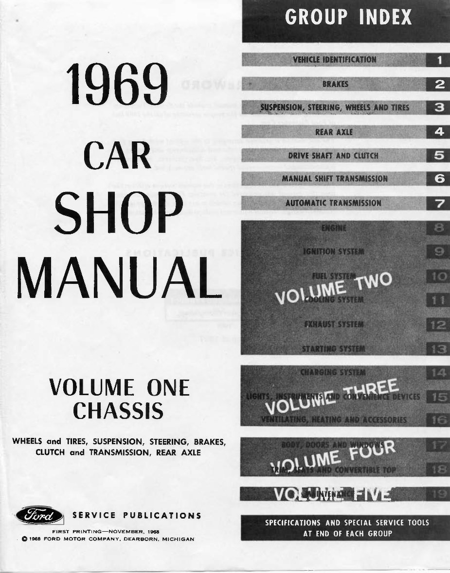 1967-1969 Ford Thunderbird Service & Repair Manual preview img 2
