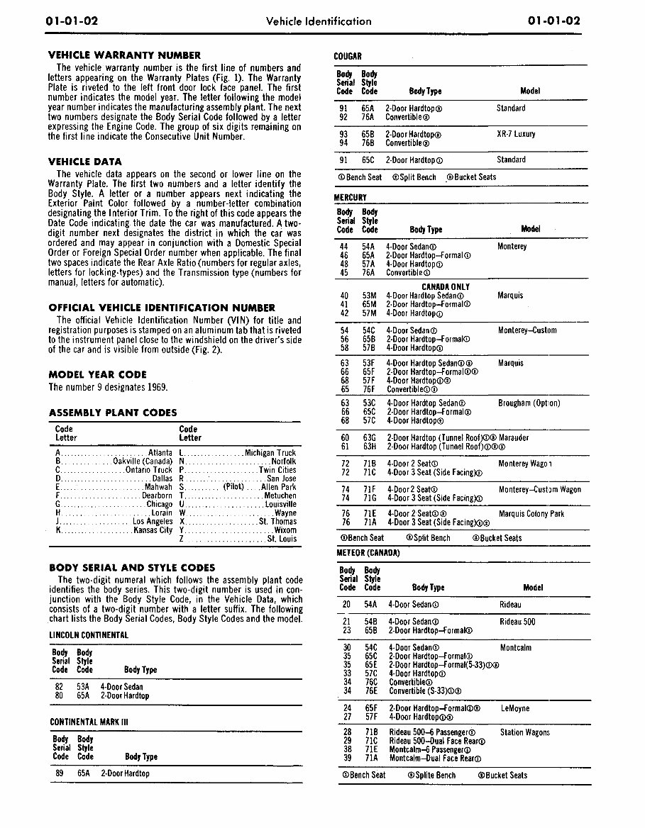 1967-1969 Ford Thunderbird Service & Repair Manual preview img 7
