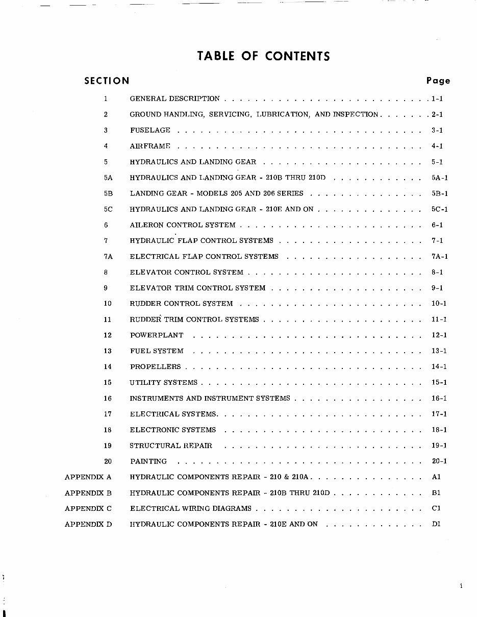 1960-1965 Cessna 200 Series 205 206 210 Service & Repair Manual preview img 3