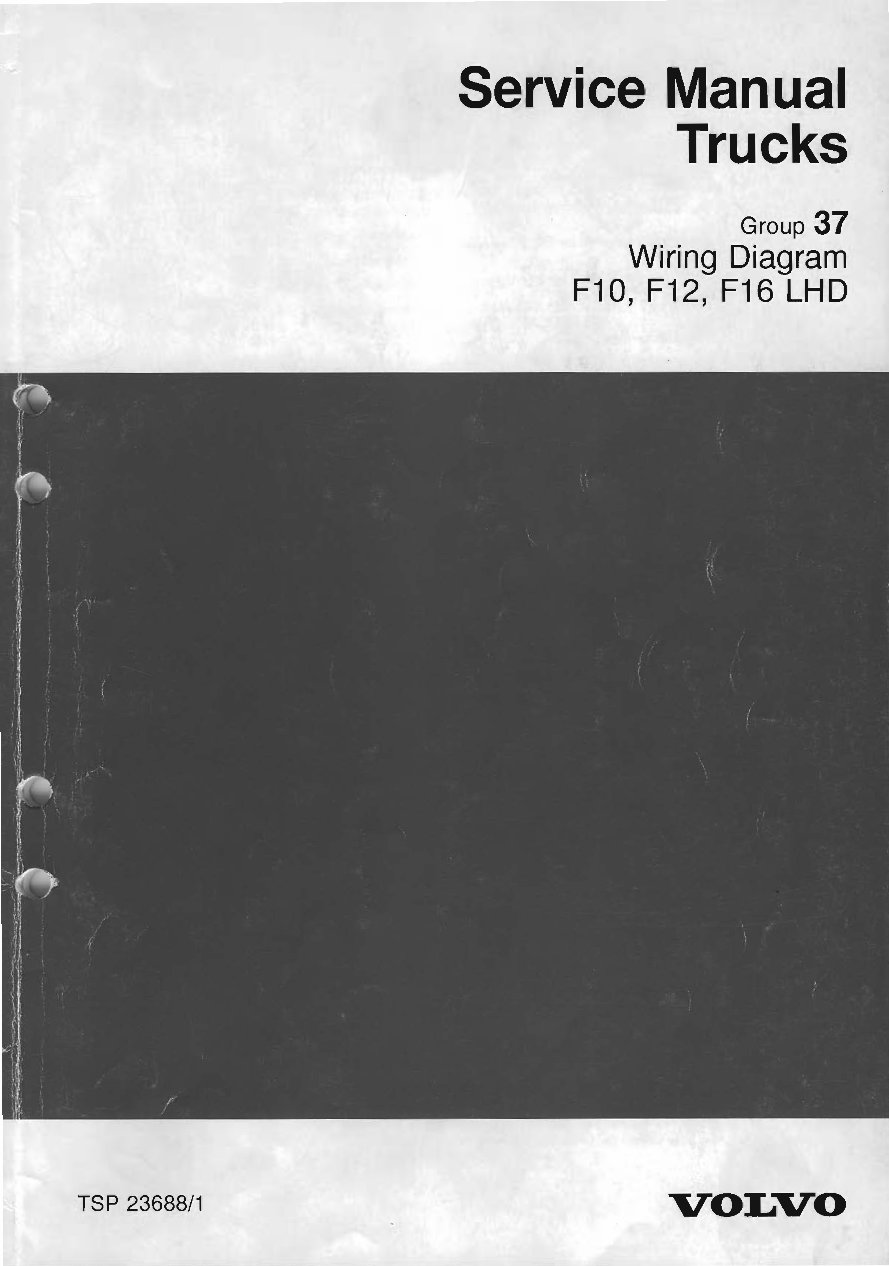 VOLVO Truck Wiring diagram F10 F12 F16 F 10 12 16 LHD preview img 1