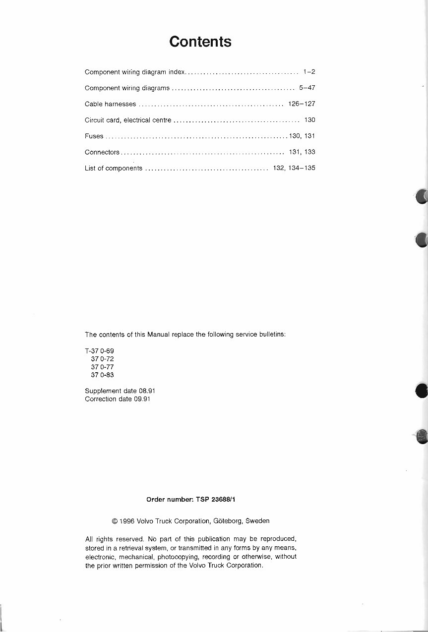 VOLVO Truck Wiring diagram F10 F12 F16 F 10 12 16 LHD preview img 2