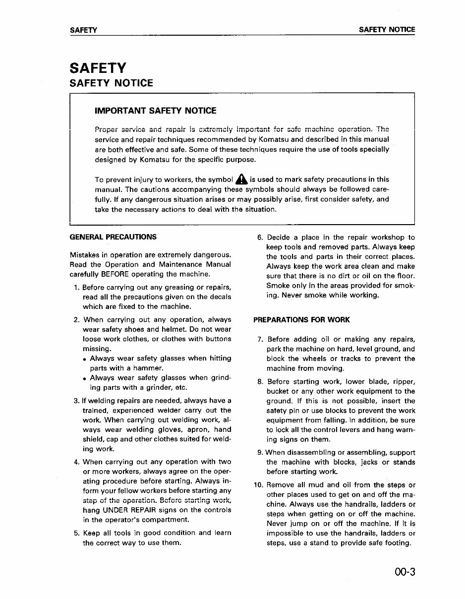 Komatsu 95 Series Diesel Engines (4D95L/6D95L/3D95S/4D95S/S4D95L/S6D95L) OEM Service & Repair Manual preview img 9