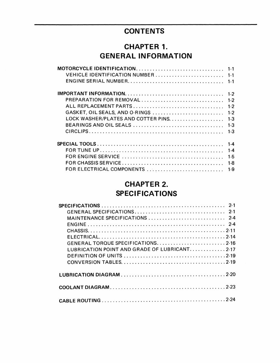 1987-1988 Yamaha FZR 750 FZR 1000 Service & Repair Manual preview img 5