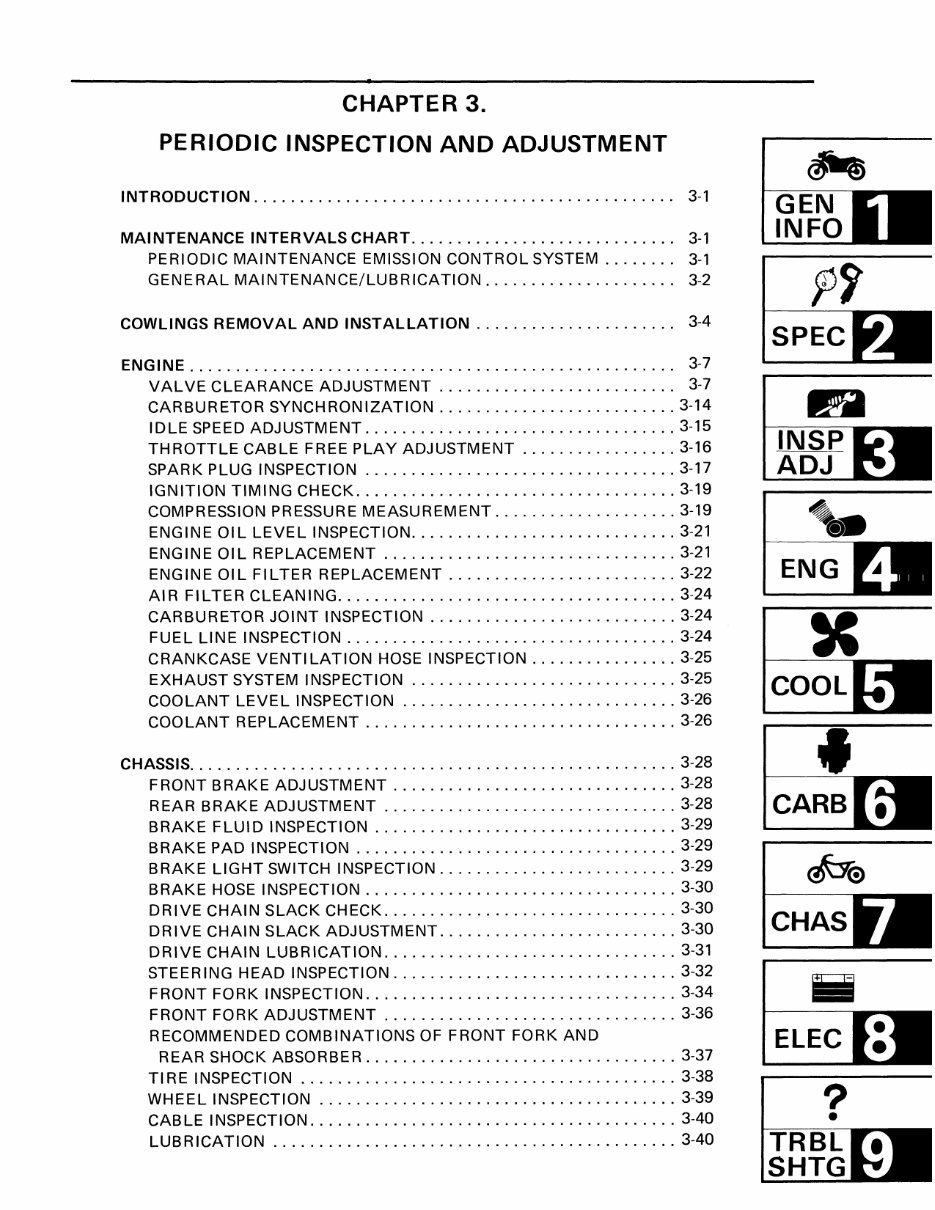 1987-1988 Yamaha FZR 750 FZR 1000 Service & Repair Manual preview img 7