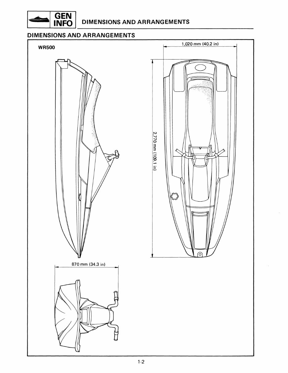 YAMAHA WAVERUNNER 3 III WRA650 Service Repair Manual 1990-1993 preview img 10
