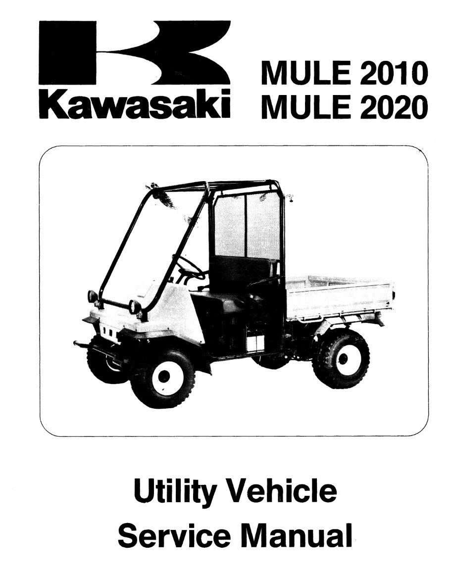 Kawasaki Mule 2010/2020/2030 (KAF540) OEM Service & Repair Manual preview img 1