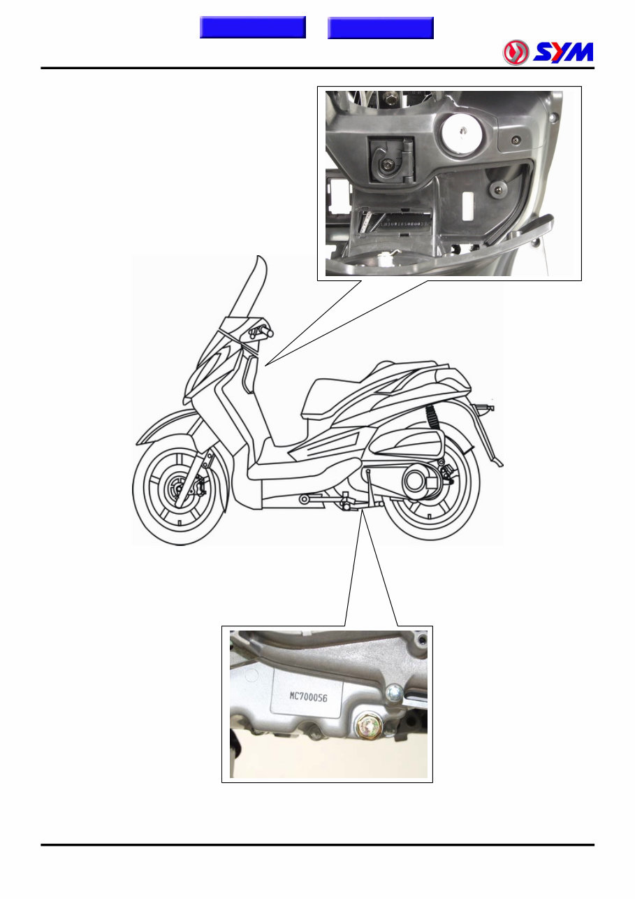 SYM CITYCOM 300I Scooter Full Service & Repair Manual preview img 5