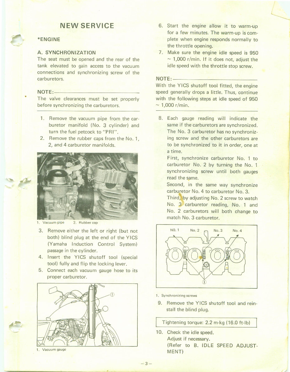 1981-1983 YAMAHA XJ750 SECA Motorcycle Repair Manual preview img 9