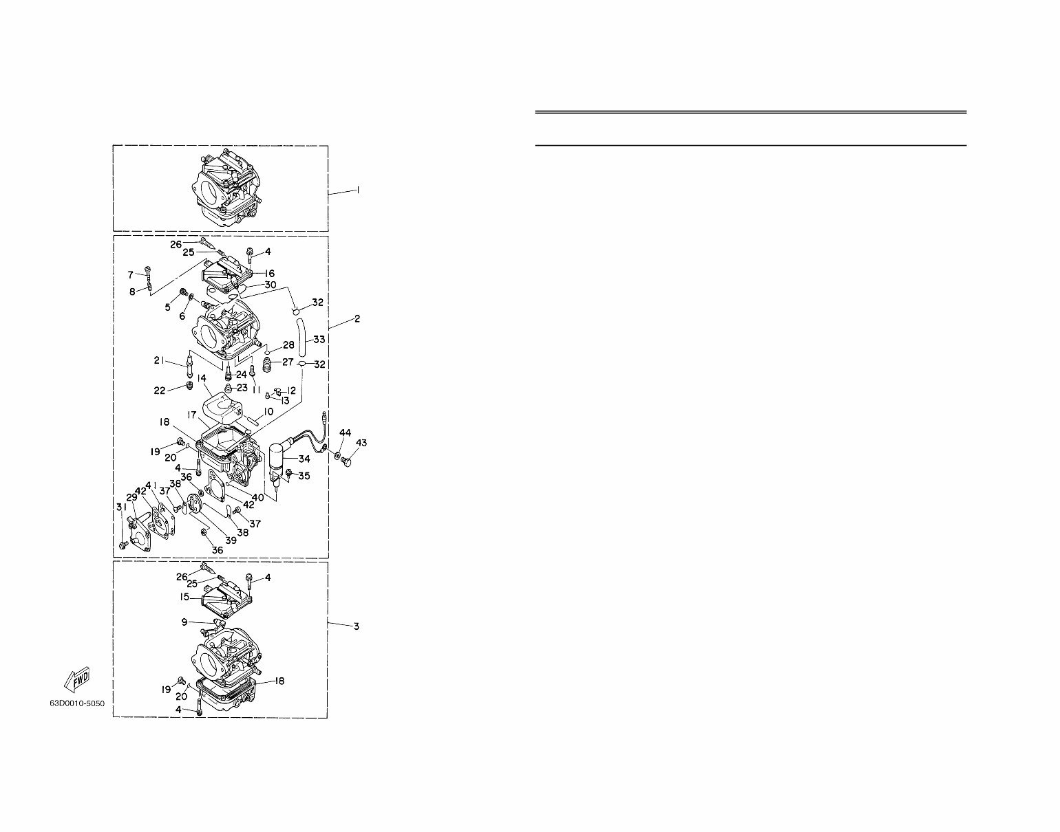 Yamaha 2001 C40TLRZ, C50TLRZ Parts Catalogue preview img 10