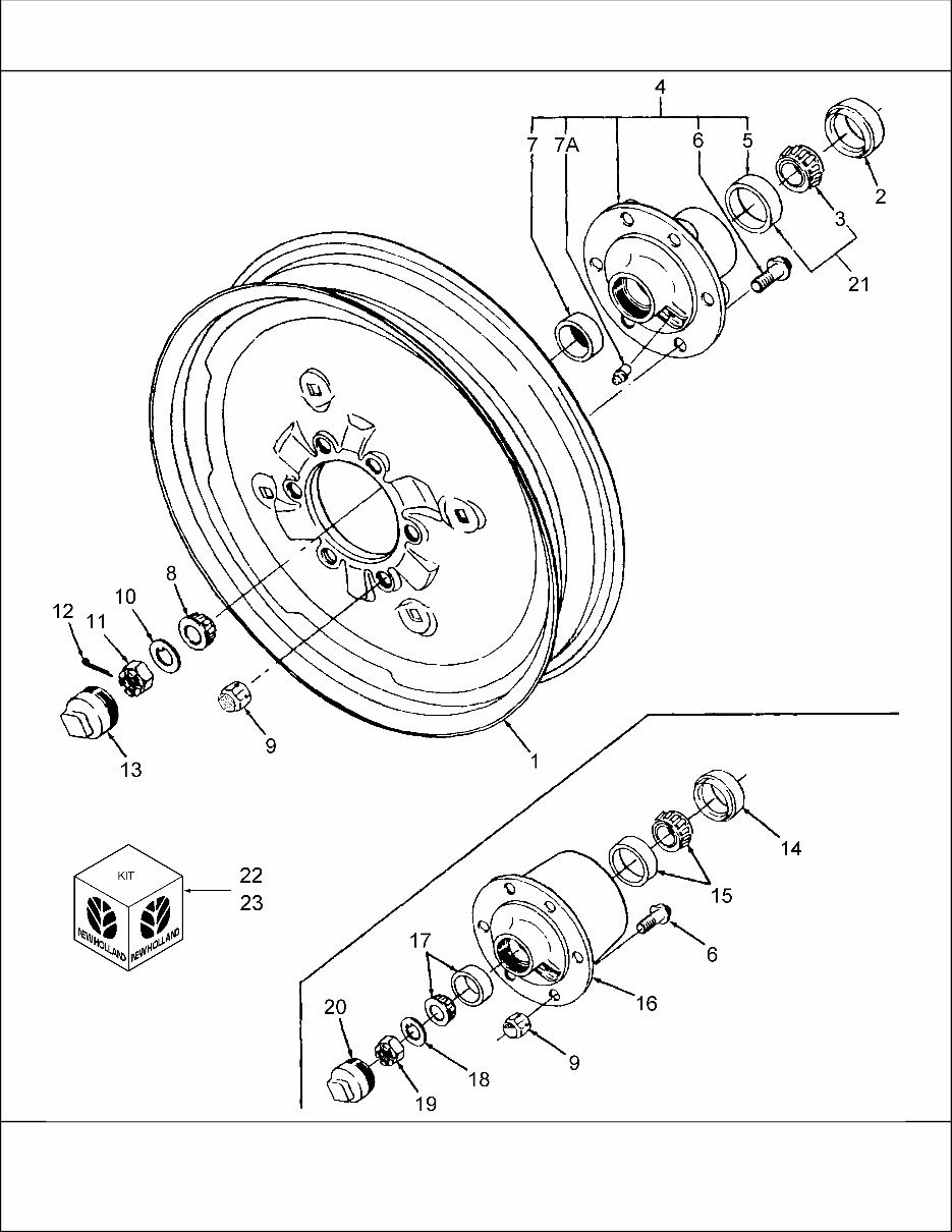 FORD New HOLLand 3930 3 CYLINDER AG Tractor ILLUSTRATED Parts LIST Manual preview img 8