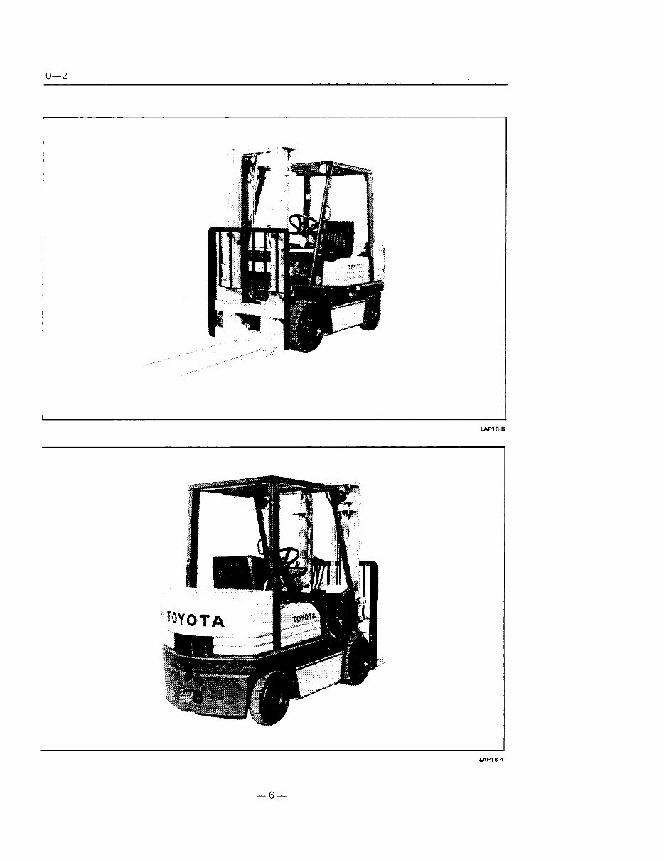 Toyota Forklift 5FGC/5FDC18-30 Series OEM Service & Repair Manual preview img 4