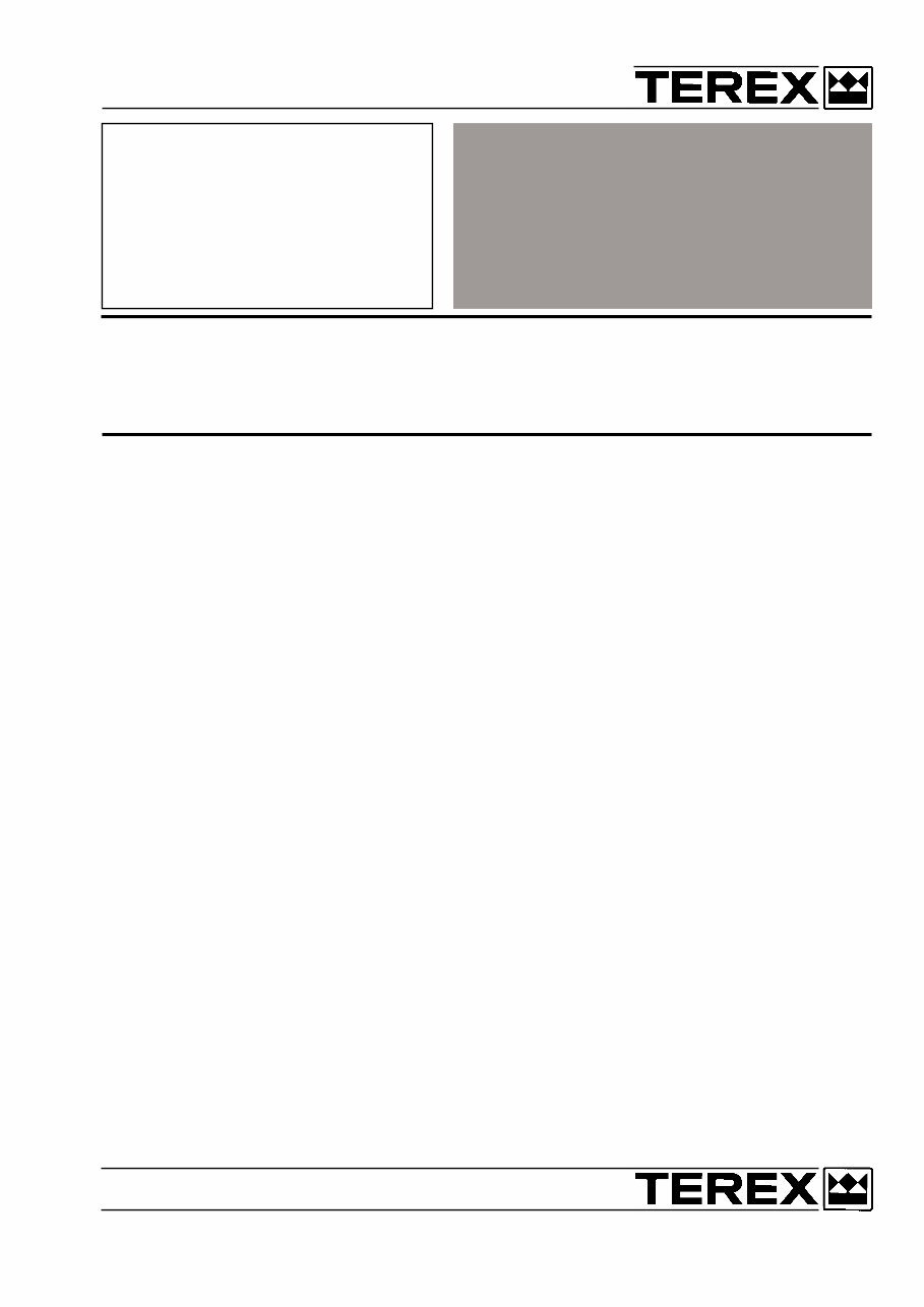 Terex TA40 OCDB Articulated Dump Truck Service Repair Shop Manual preview img 3