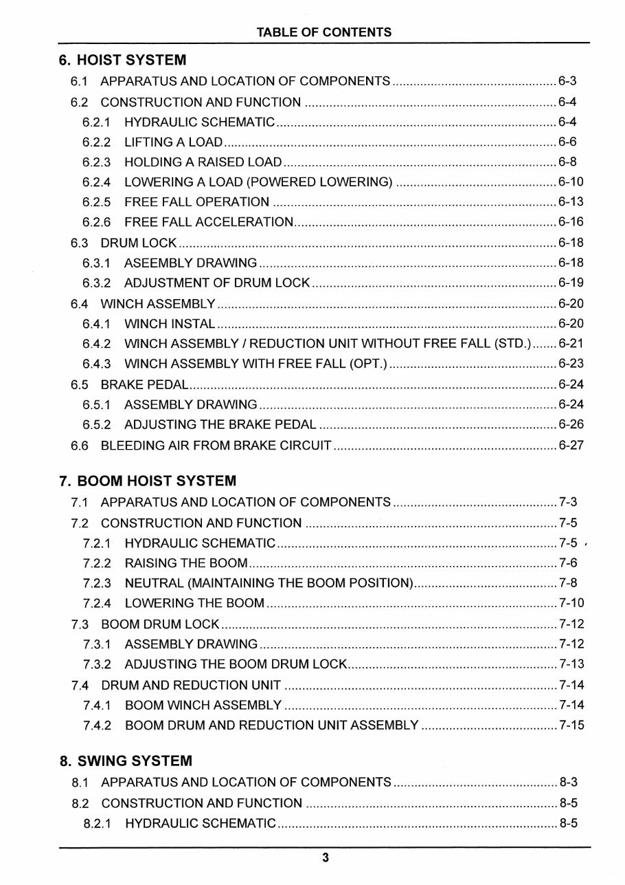 Kobelco CK2500-II CKE2500-II Crawler Crane Service & Repair Manual preview img 5
