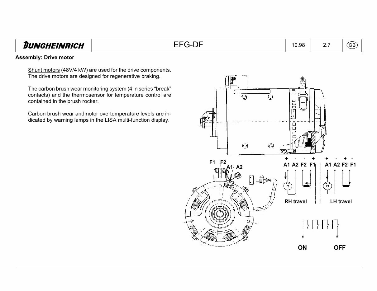 Jungheinrich Electric Lift Truck EFG DFac 13, EFG DFac 15, EFG DFac 16, EFG DFac 18, EFG DFac 20 Workshop Service Manual preview img 7