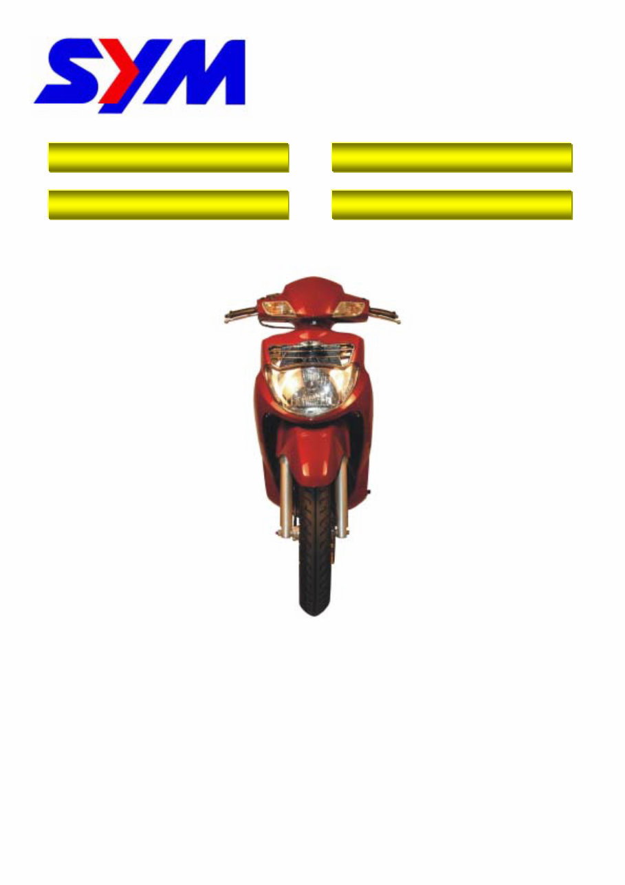 SYM HD125 HD200 Bike Workshop Service Repair Manual preview img 1