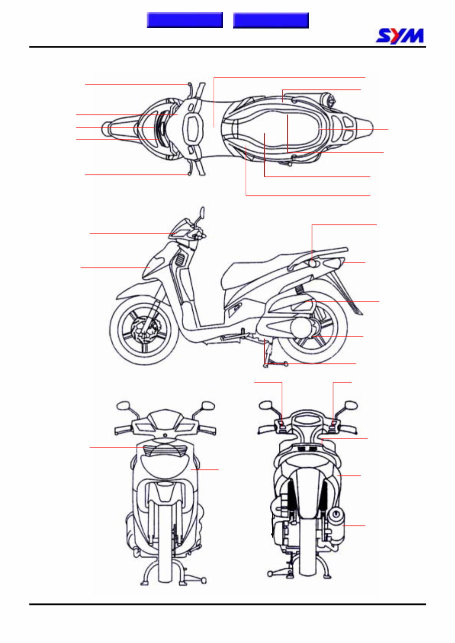 SYM HD125 HD200 Bike Workshop Service Repair Manual preview img 5