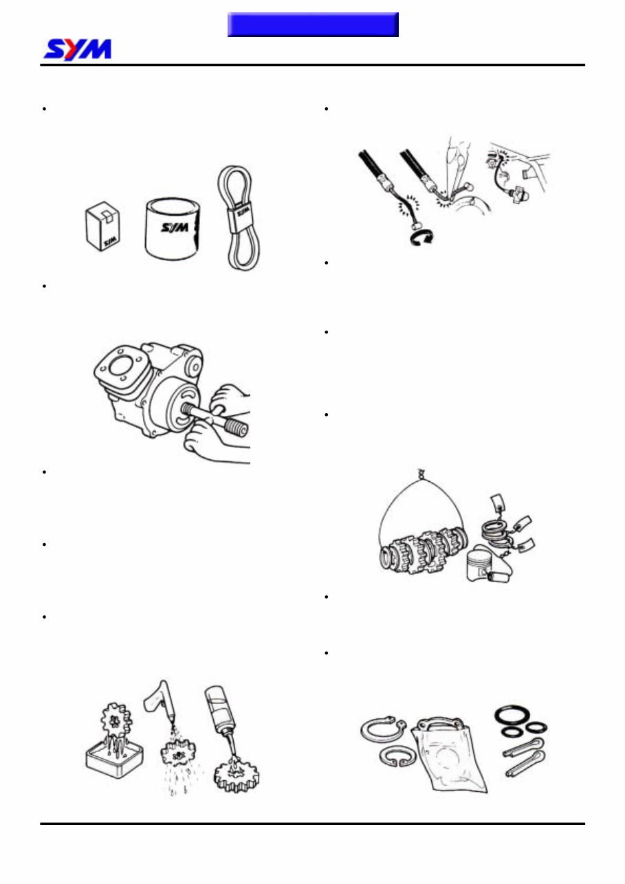 SYM HD125 HD200 Bike Workshop Service Repair Manual preview img 8