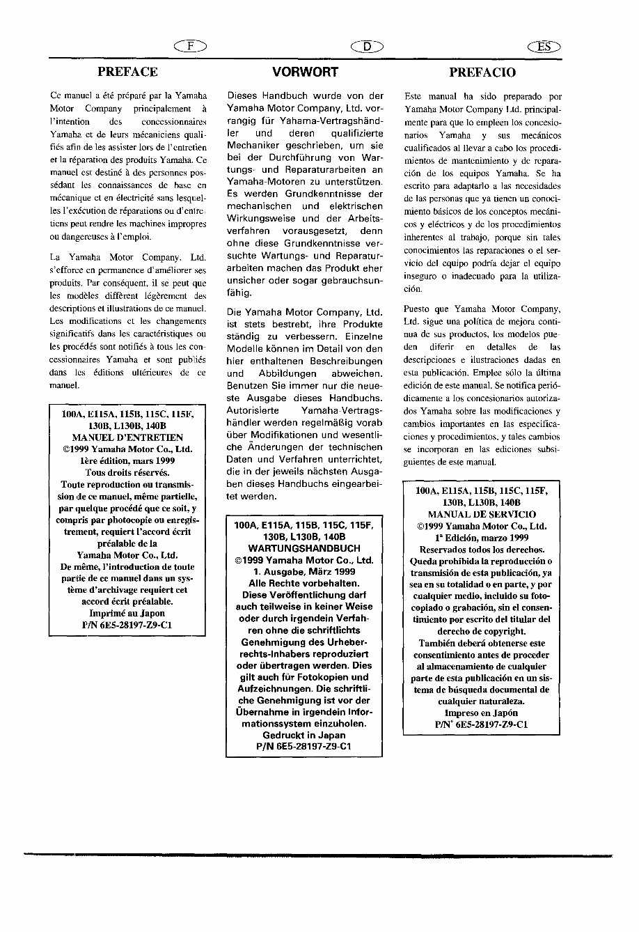 1999 Yamaha 115 HP outboard service repair manual preview img 3