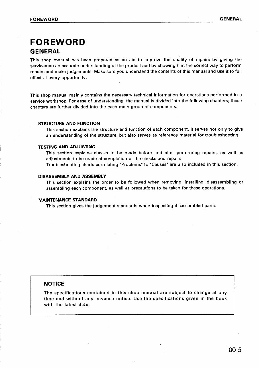 Komatsu S6D110-1 shop manual preview img 7