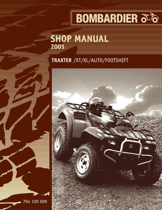 2001 Can-Am Traxter 500 Autoshift Service & Repair Manual preview img 1