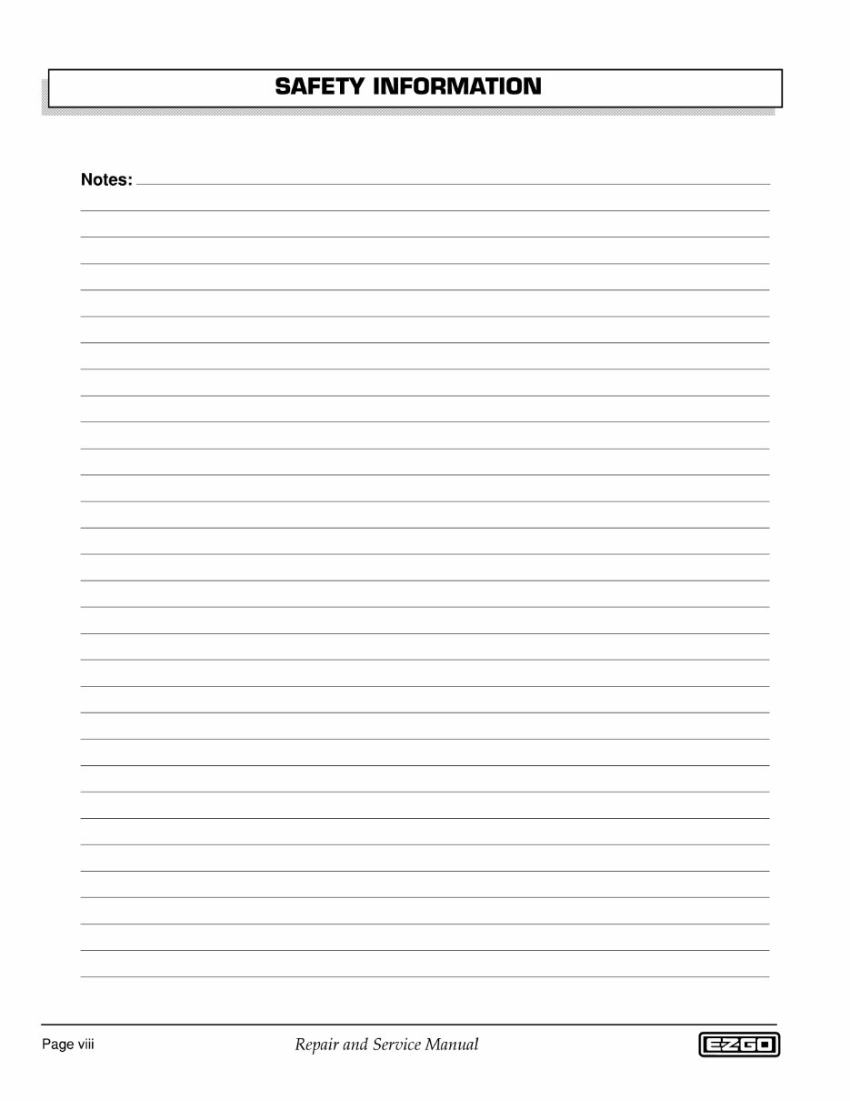 2008 E-Z-Go TXT Gas Fleet Golf Cart Factory Service & Work Shop Manual preview img 10